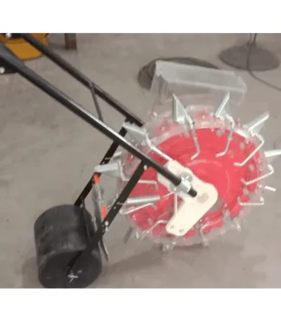 Hand push manual seed sowing machine