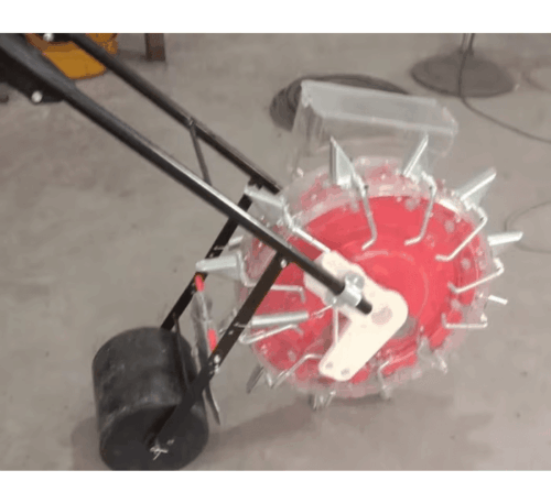 Hand push manual seed sowing machine