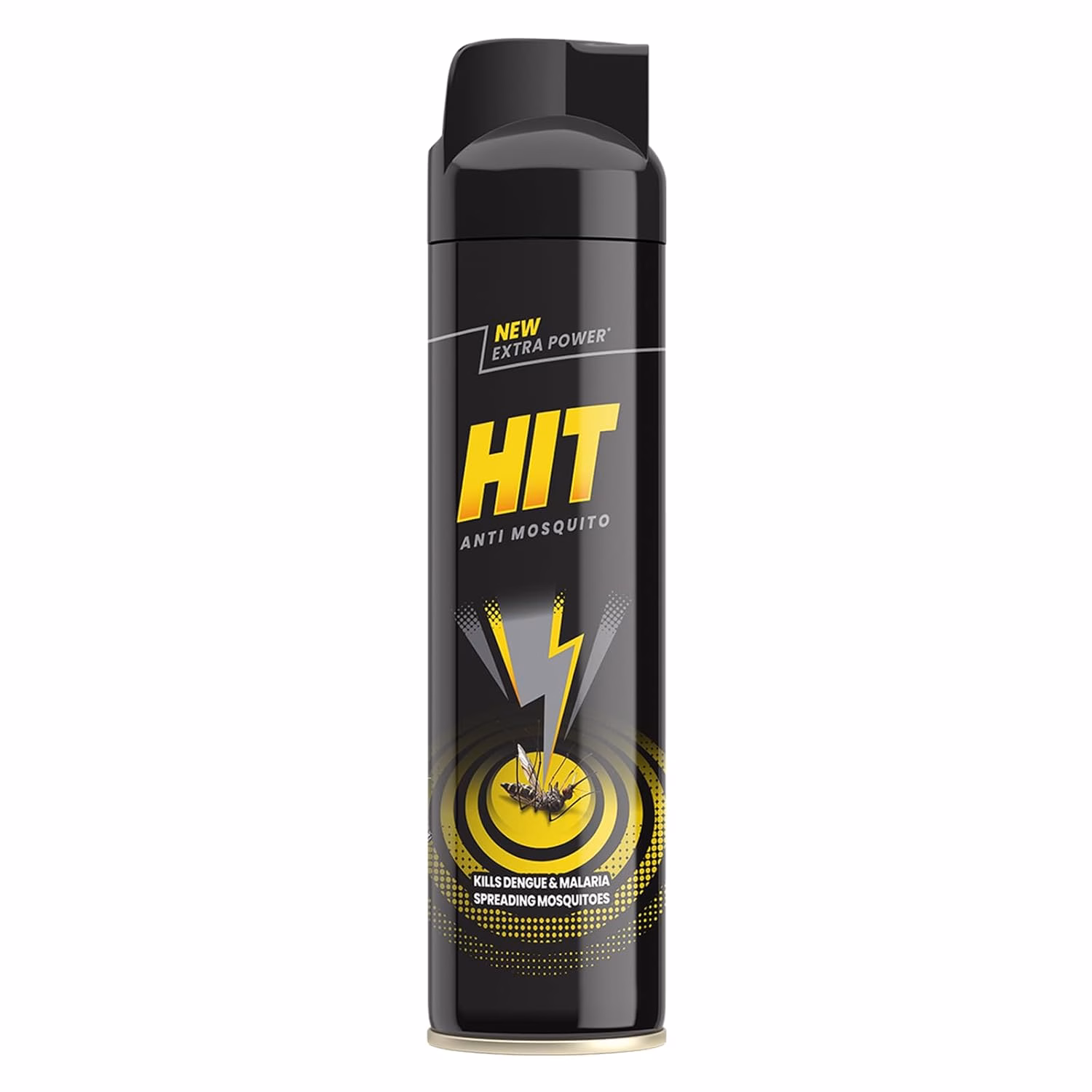 Hit Black 1 Hit Flying Insect Killer - Mosquito & Fly Killer Spray (700ml) - Image 1