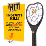 HIT Anti Mosquito Racquet | Rechargeable Mosquito Killer Bat with LED Light - Image 3
