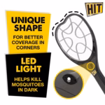 HIT Anti Mosquito Racquet | Rechargeable Mosquito Killer Bat with LED Light - Image 5