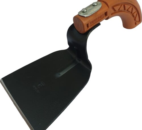 5 inch khurpa with plastic handle.