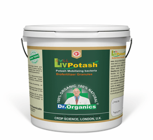 Potash mobilizing bacteria bio fertilizer for crops