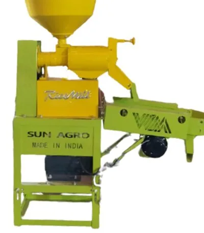 Mini Domestic Rice Mill [Vibrating Type] - 6N40 Model | 3HP | 150 kg/hr Capacity