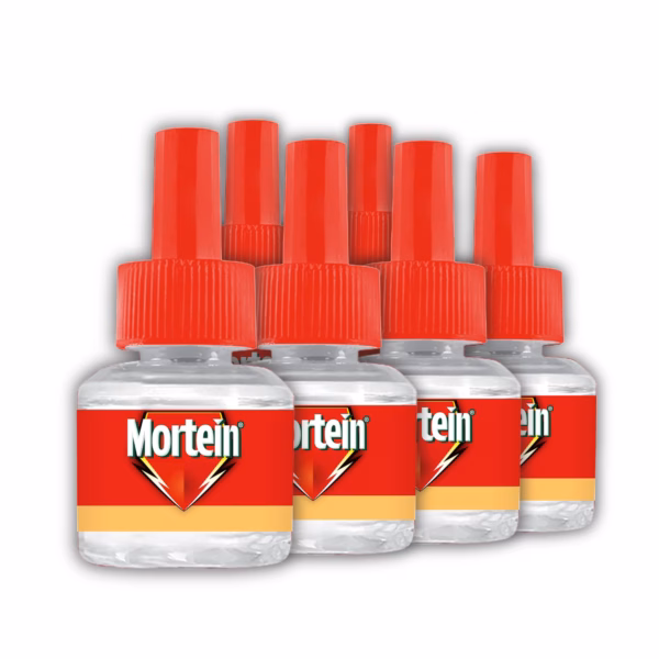 Mortein SmartPlus Mosquito Repellent Refill 45ml x 6 (Buy 4 Get 2 Free) | Fits All Machines | Long-Lasting Mosquito Protection
