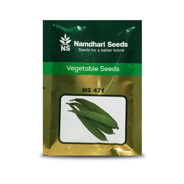 Namdhari NS 471 (F1) Ridge Gourd Seeds – High Yield, Early Maturity | 25-30 cm Fruits