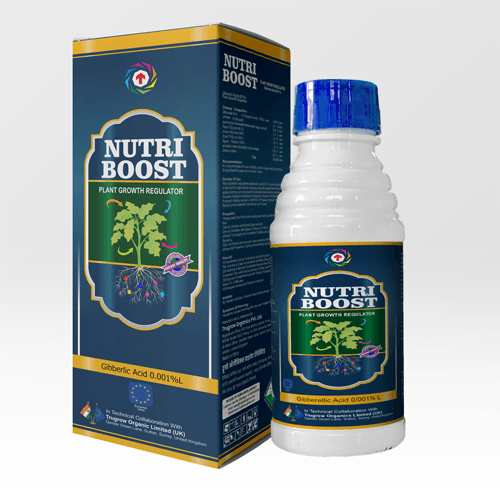 Nutriboost Nutri Boost (Gibberellic Acid 0.001% SL) by Trugrow Organic Pvt. Ltd. – Plant Growth Regulator Fertilizer - Image 1