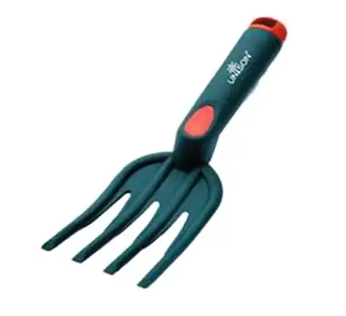 Plastic hand fork for gardening.