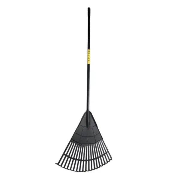 Plastic Leaf Rake 20 Teeth | Heavy Duty Garden Leaf Cleaning & Lawn Raking Tool