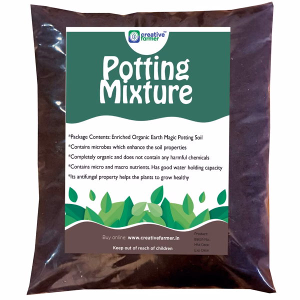 Trugrow Earth Magic Potting Soil Fertilizer 5Kg | Enriched Organic Potting Mix for Plants | Ready-to-Use Garden Soil