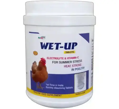 WET-UP electrolyte vitamin C tablets for poultry
