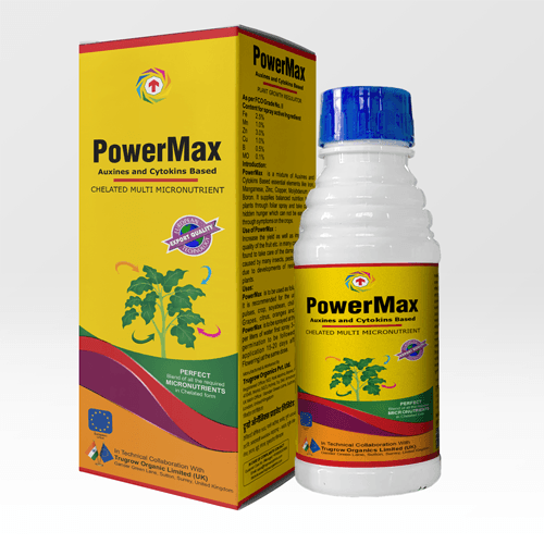 Powermax Power Maxx – Chelated Micronutrient Liquid Fertilizer by Trugrow Organic Pvt. Ltd. - Image 1