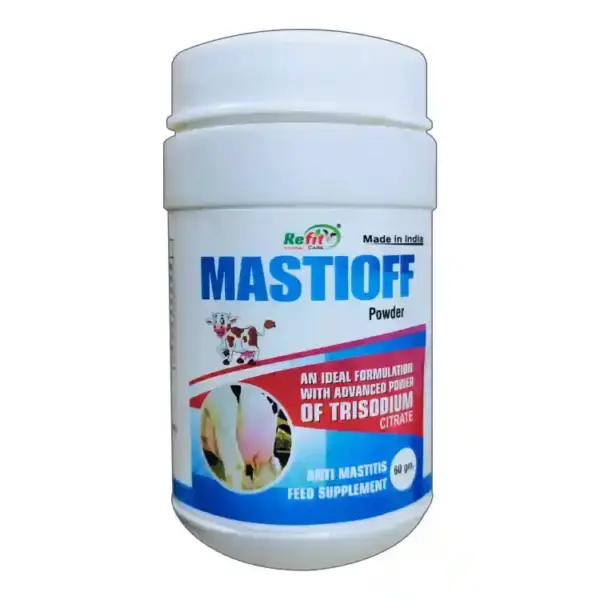 MASTIOFF by Refit – Anti-Mastitis Trisodium Citrate Supplement for Cows & Buffalo