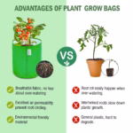 National Premium HDPE UV Protected Round Grow Bags | 260 GSM Green Plant Grow Bags | Pack of 8 for Terrace & Home Gardening - Image 5