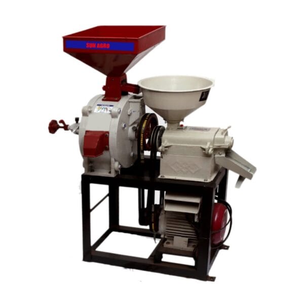 Mini Rice Cum Flour (Stone Type) Machine | Sun SB 205 - 6N80 | 3 HP Single Phase