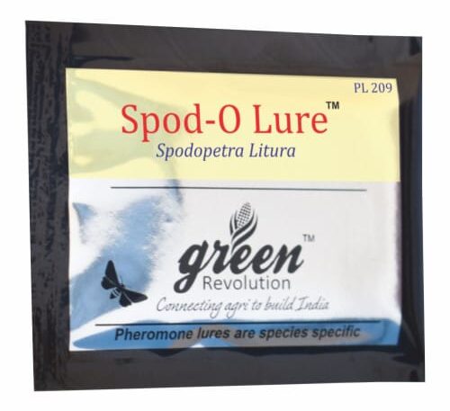 SPOD-O-LURE attractant for chilli and gram crops.