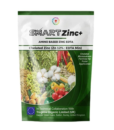 Chelated zinc micronutrient fertilizer for crops