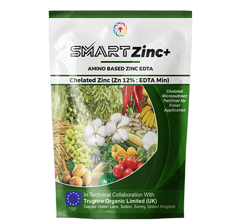 Chelated zinc micronutrient fertilizer for crops