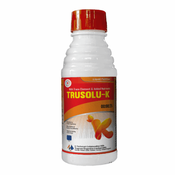 Trusolu-K | Trufert 00-00-25 | Liquid Potassium Fertilizer by Trugrow
