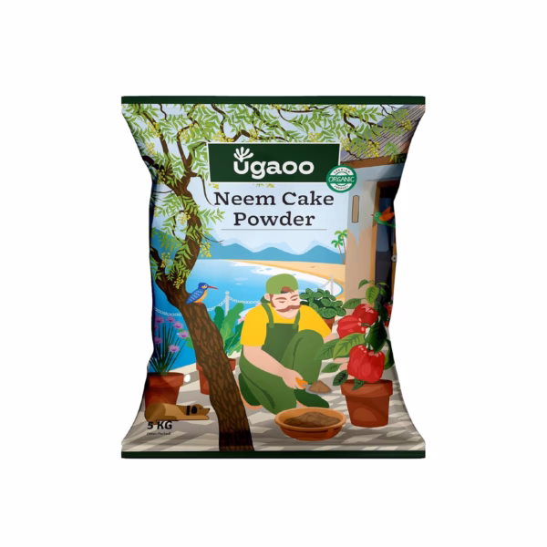 Ugaoo Neem Cake Powder 5Kg | Organic Fertilizer & Natural Pest Repellent for Plants | Soil Enricher for Healthy Growth