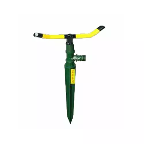 WITH 2 ARMS head Spike Sprinkler with 2 Arms Head | Heavy Duty Garden, Lawn & Agricultural Irrigation Water Sprinkler - Image 1