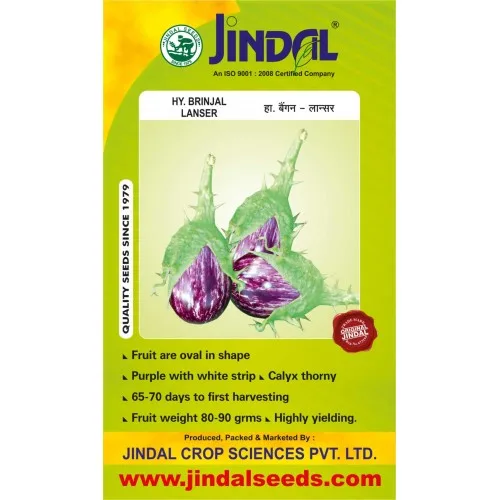 Jindal Lanser brinjal hybrid seeds 10g