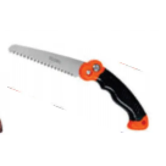 Folding horticulture pruning saw with double-action teeth
