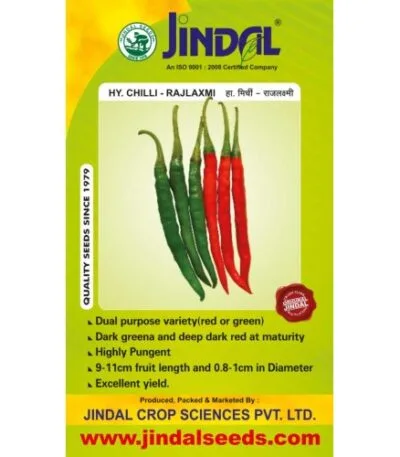 Jindal Rajlaxmi chilli hybrid seeds 10g