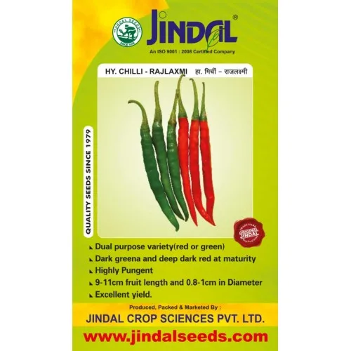 Jindal Rajlaxmi chilli hybrid seeds 10g