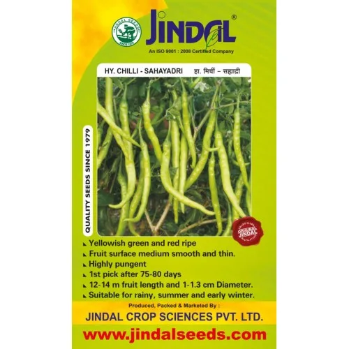 Jindal Sahayadri chilli hybrid seeds 10g