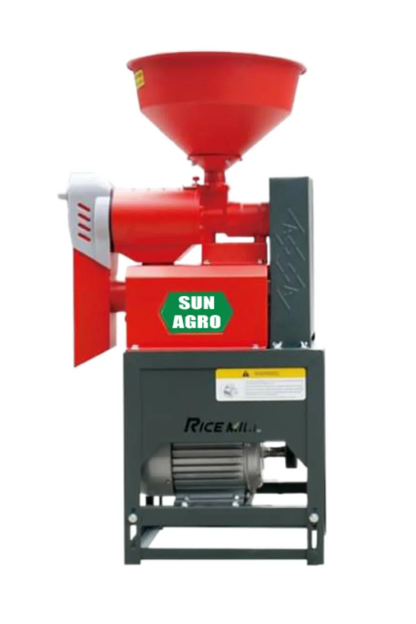 Mini domestic rice mill butterfly type 3HP single phase