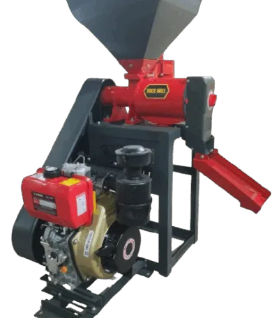 N70 rice mill with KAMA diesel engine electric start