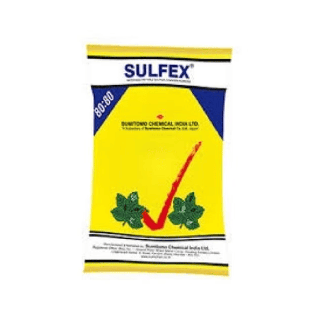 Sulfex-Fungicide SULFEX Fungicide – Sulphur 80% WP for Effective Disease & Mite Control - Image 1