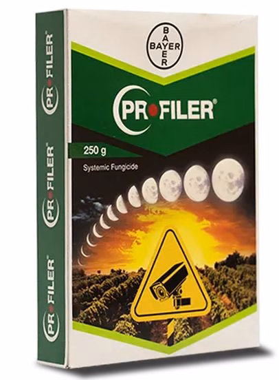 “Profiler fungicide by Bayer containing Fenamidone 4.44% and Fosetyl-AL 66.7% WDG for effective fungal disease control in crops”
