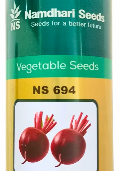 Namdhari Beetroot NS 694 (F1) hybrid seeds with dark red flesh
