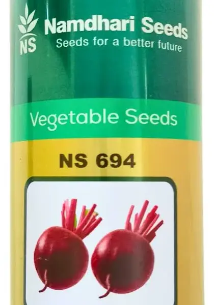 Namdhari Beetroot NS 694(F1) – Dark Red Flesh | 160–170g Roots | High Yield