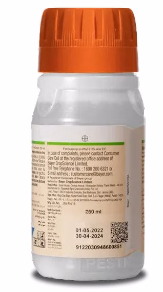 Whip Super Herbicide by Bayer with Fenoxaprop-p-ethyl 9% EC for post-emergence grassy weed control